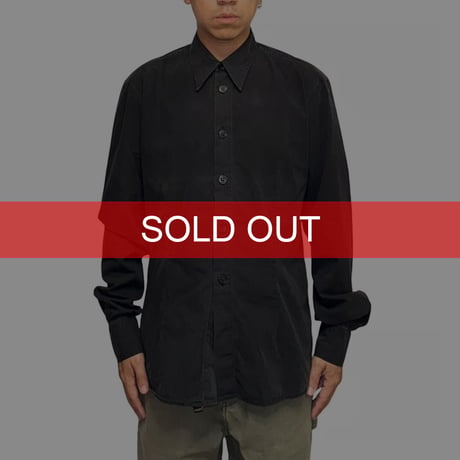 【USED】90's D&G DOLCE & GABBANA BLACK SHIRT
