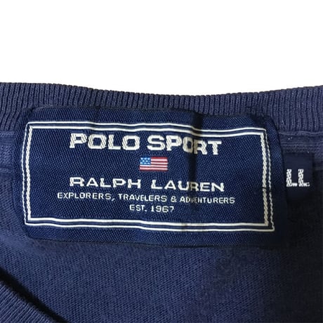 【USED】90'S POLO SPORT LOGO T-SHIRT