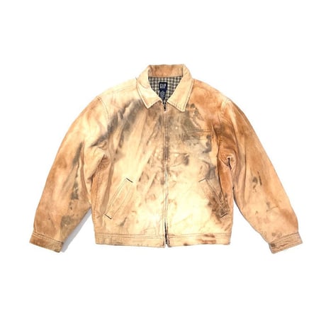 【USED】90'S-00'S OLD GAP BLEACHED CORDUROY ZIP JACKET