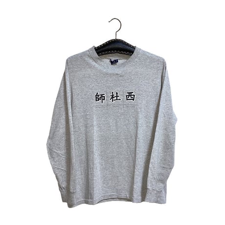 【USED】90'S  STUSSY KANJI L/S T-SHIRT