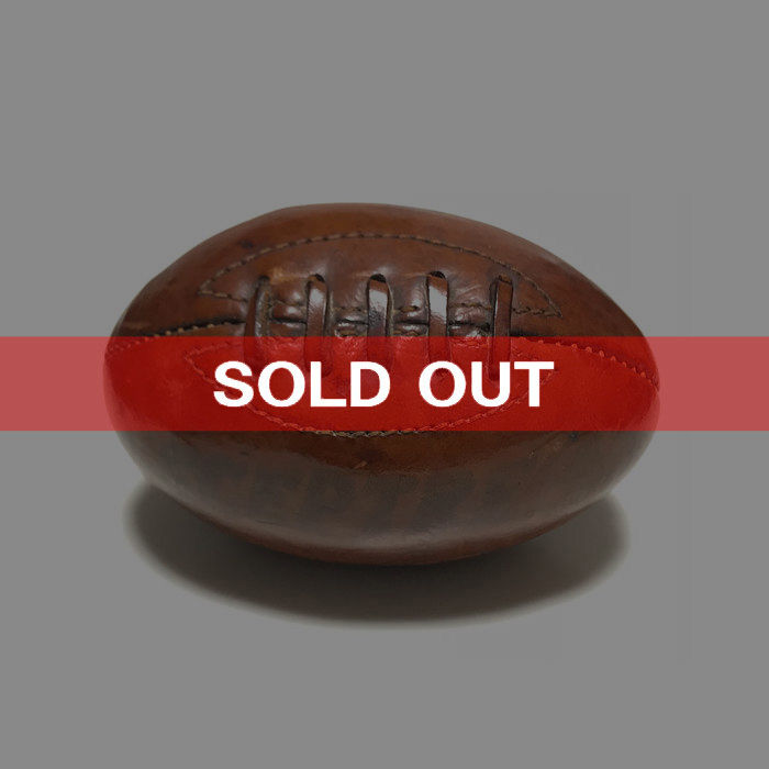 USED】VINTAGE SCEPTRE LEATHER MINI RUGBY BALL |