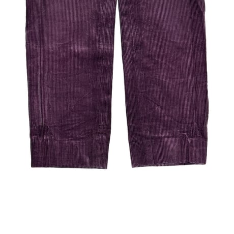 【USED】70's-80's (s.ym) French Deep Purple Corduroy Trousers
