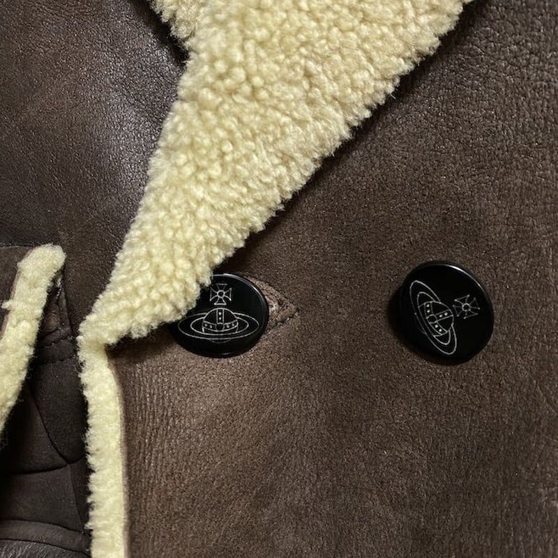 USED】90'S VIVIENNE WESTWOOD MAN MOUTON COAT | USED】90'S VIVIENNE WESTWOOD MAN MOUTON COAT |