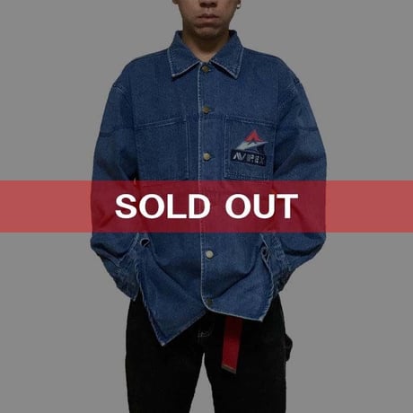 【USED】90'S AVIREX DENIM SHIRT JACKET