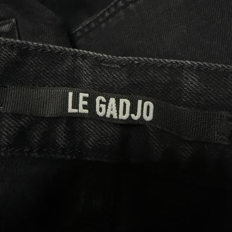 【USED】JACQUEMUS LE GADJO 6-POCKET BLACK JEANS
