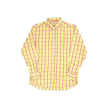 【USED】80'S-90'S THIERRY MUGLER SNAP BUTTON CHECKED SHIRT