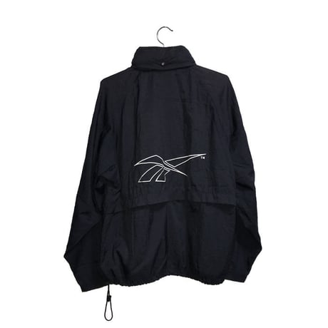 【USED】90'S REEBOK EMBROIDERED VECTOR LOGO NYLON JACKET