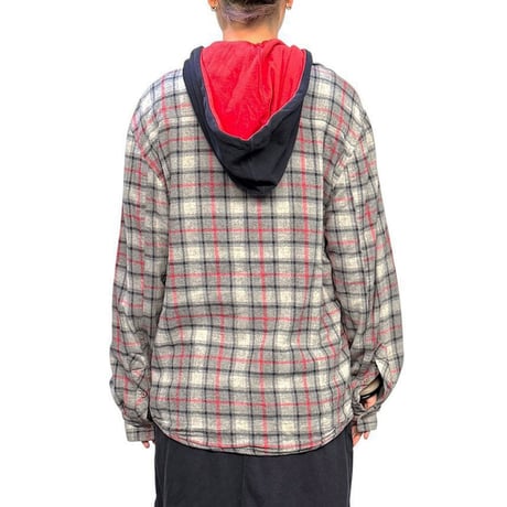 【USED】00's SPITFIRE Plaid Flannel Shirt with Thermal Lining