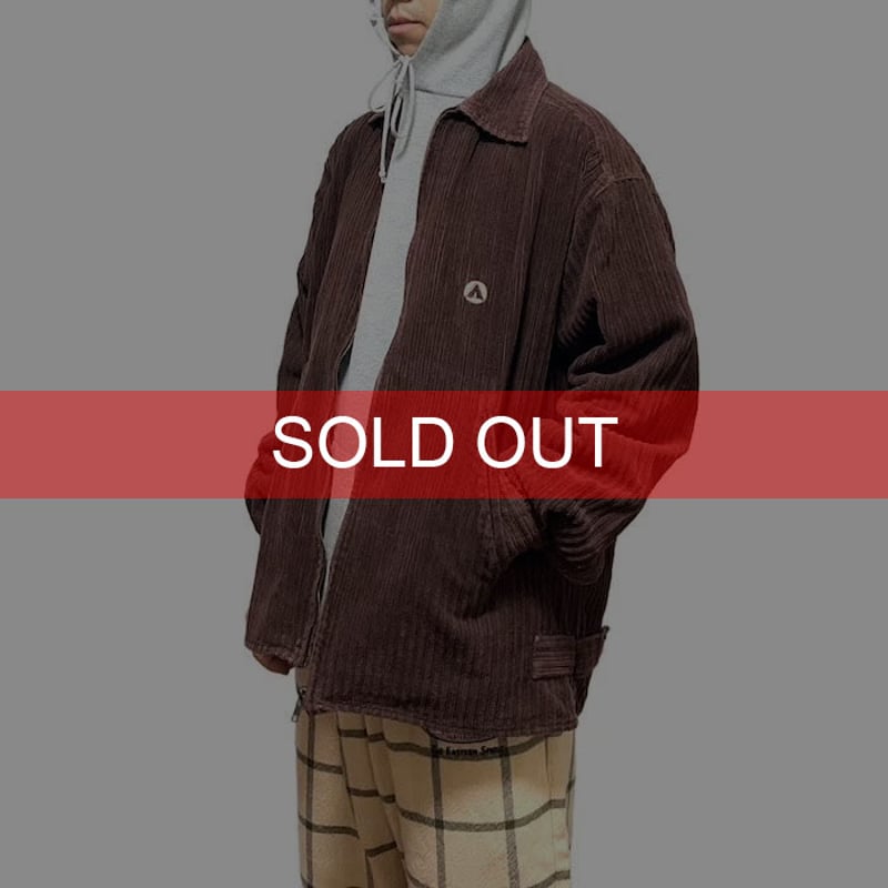 USED】90'S AIR WALK WIDE WALE CORDUROY ZIP JACK