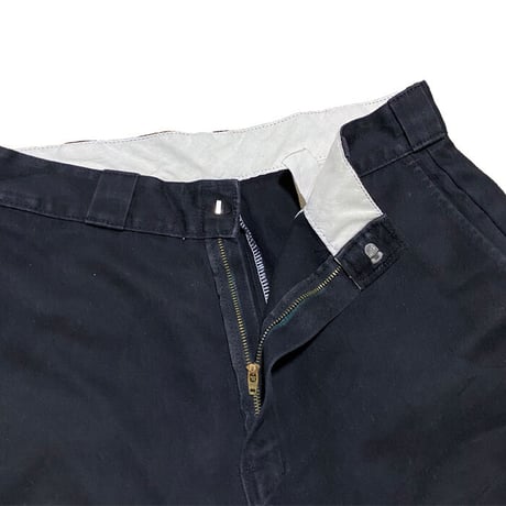 【USED】00'S DICKIES WORK PANTS BLACK