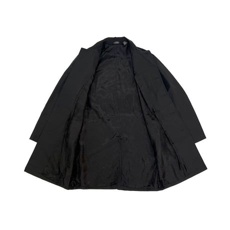【USED】90'S-00'S DKNY COTTON NYLON COAT BLACK