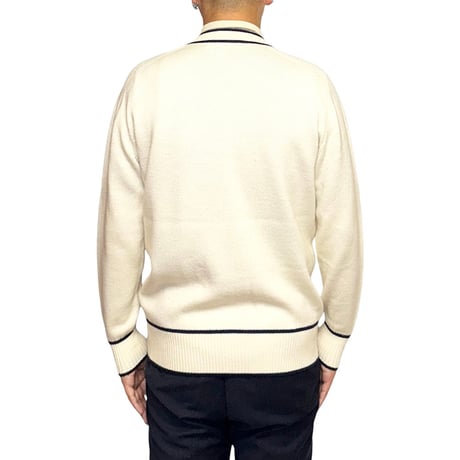 【USED】70's-80's GIVENCHY GENTLEMAN KNIT CARDIGAN