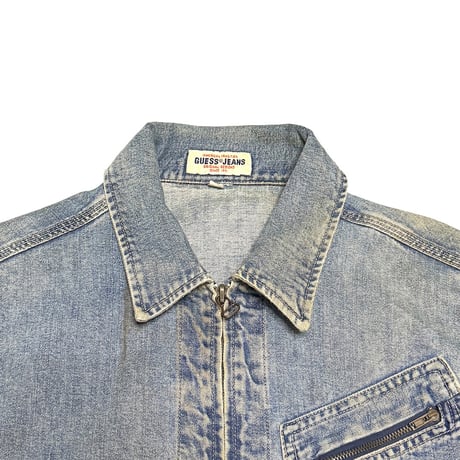 【USED】90's GUESS JEANS 91-B Inspired Denim Work Jacket