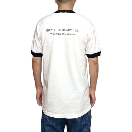 【USED】00's WAR OF THE WORLDS RINGER T-SHIRT