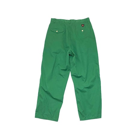 【USED】90'S POLO BY RALPH LAUREN 2TAC TROUSERS GREEN
