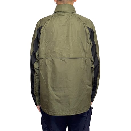 【USED】00's NIKE CLIMA-FIT Zip-Up Nylon Jacket Olive