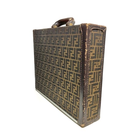 【USED】60'S-70'S FENDI ZUCCA PATTERN BRIEF CASE