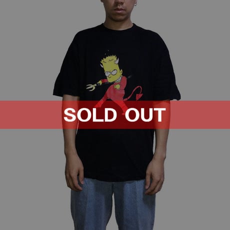 【USED】THE SIMPSONS "DEVIL BART" T-SHIRT