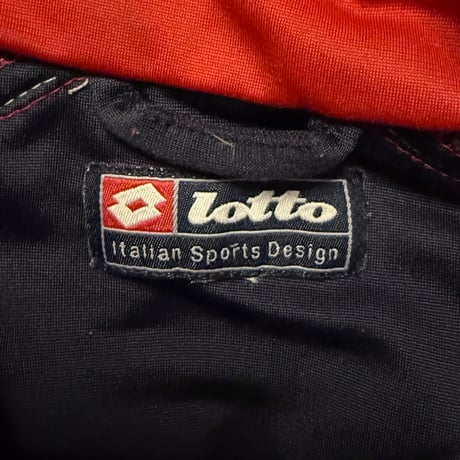 【USED】90's-00's Lotto Track Jacket Navy × Red × White