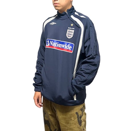 【USED】00'S UMBRO ENGLAND NATIONAL TEAM FOOTBALL PISTE TOP