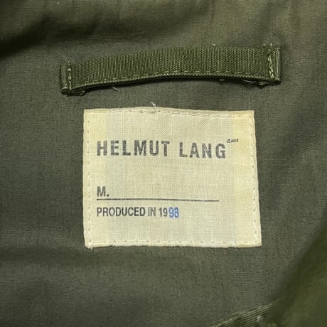 【USED】HELMUT LANG 1998 2-WAY FIELD COAT KHAKI