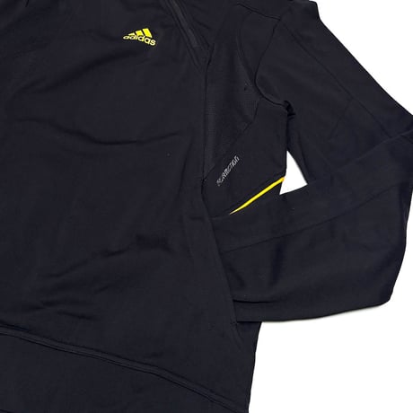 【USED】00's adidas DIAGONAL HALF ZIP L/S TOP