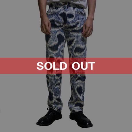 【USED】90'S VIVIENNE WESTWOOD LEOPARD DENIM TROUSERS