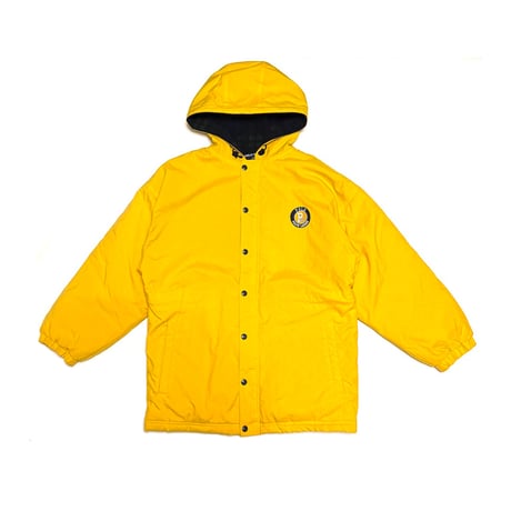 【USED】90's POLO SPORT Ralph Lauren Yellow Hooded Puffer Coat