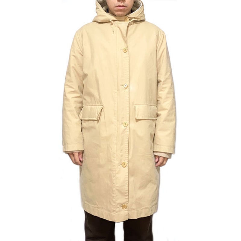 USED】90's-00'S HELMUT LANG HOODED COAT with LI USED】90's-00'S HELMUT LANG HOODED COAT with LI