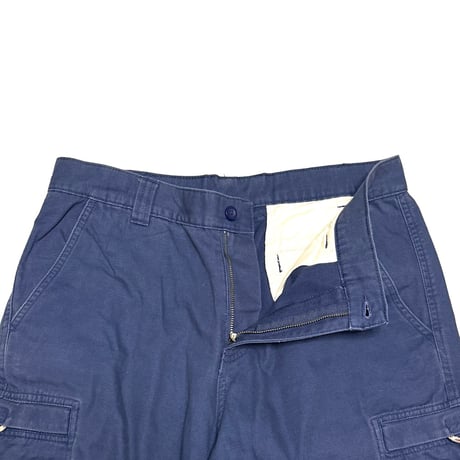 【USED】00's L.L.Bean Faded Duck Canvas Cargo Pants Navy