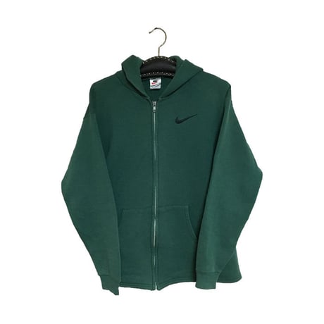 【USED】90'S  NIKE ZIP-UP HOODIE GREEN