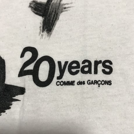 【USED】90'S COMME DES GARÇONS 20YEARS ANNIVERSARY T-SHIRT