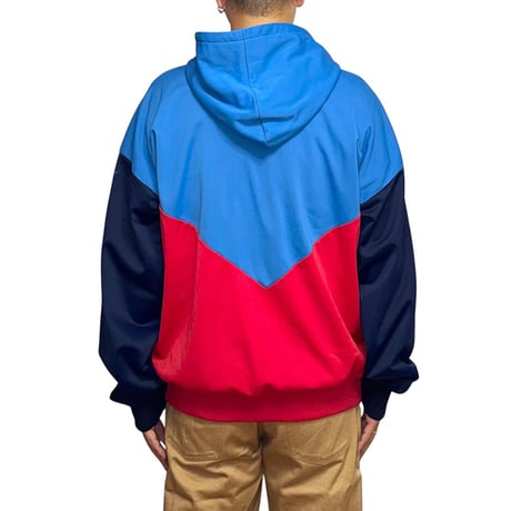 【USED】80's adidas West Germany Triacetate Color-Block Hoodie