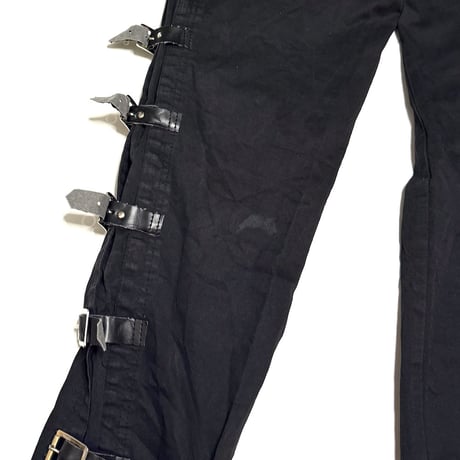 【USED】90's-00's ADERLASS Side-Buckle Bondage Pants