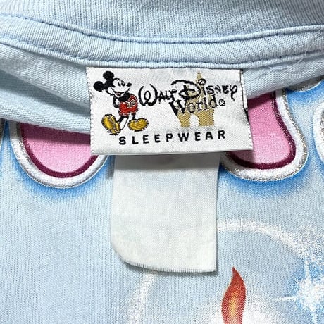 【USED】90'S DISNEY SLEEPWEAR TINKER BELL T-SHIRT DRESS