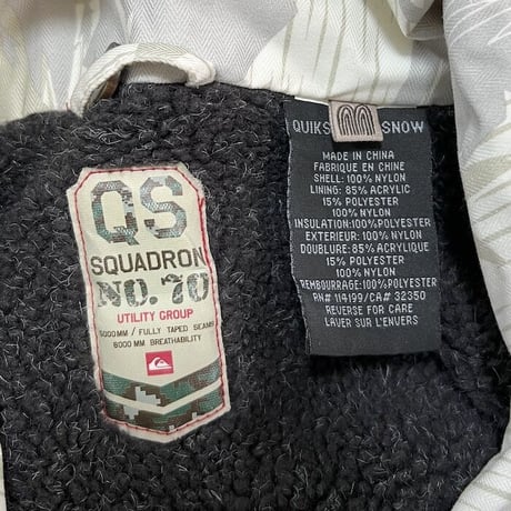 【USED】QUICKSILVER × MAHARISHI/DPM × FUTURA 2007 SNOW SPORTS JACKET