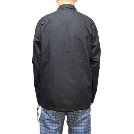 【DEAD STOCK】90'S-00'S XLARGE POCKET PULLOVER SHIRT BLACK
