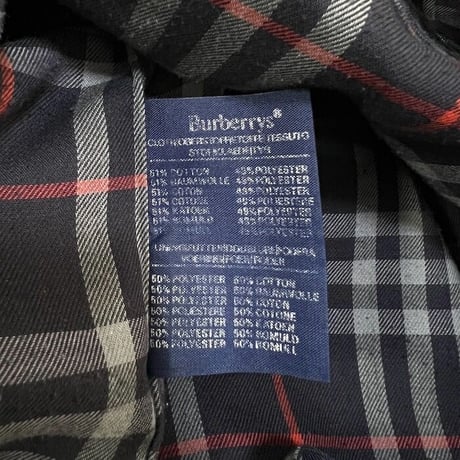 【USED】80'S-90'S BURBERRYS  NAVY BALMACAAN COAT MADE IN ENGLAND