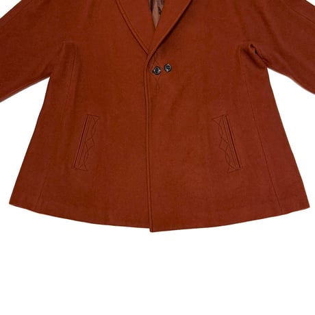【USED】80's Y's YOHJI YAMAMOTO A-LINE PEAKED LAPEL WOOL JACKET