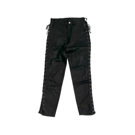 【USED】80'S-90'S TIGER ALTERNATIVE LONDON SIDE LACE-UP PANTS