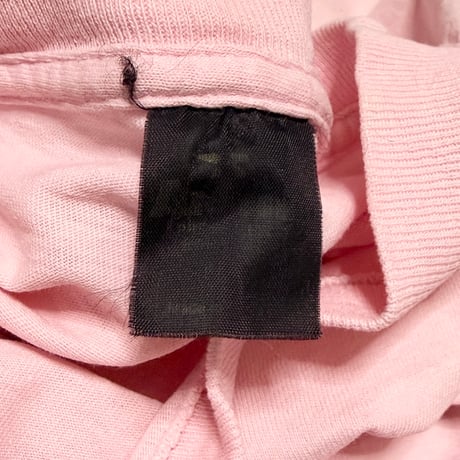 【USED】80's "No" Limits for Women Baby Pink Long Sleeve T-shirt