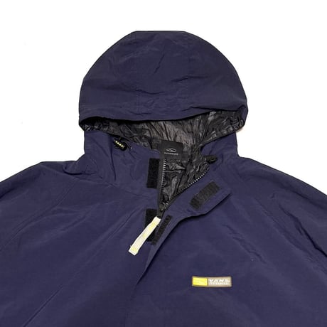 【USED】00's VANS ANOLAK NYLON JACKET NAVY × ORANGE