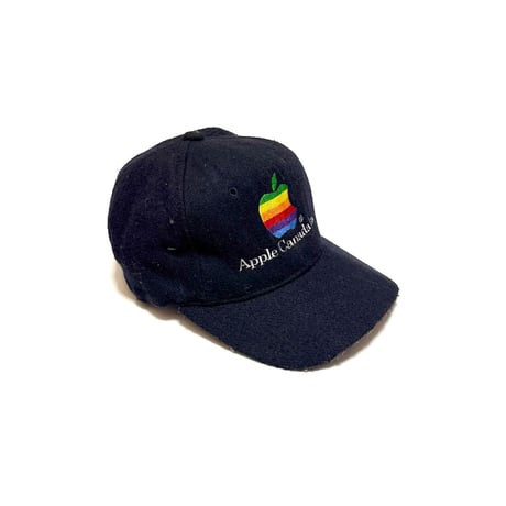 【USED】80's Apple Canada Inc. RAINBOW LOGO EMBROIDERED CAP