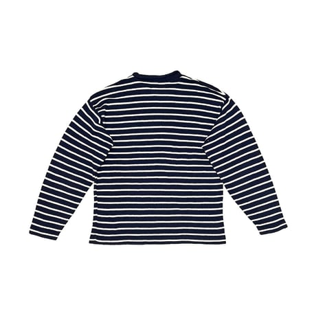 【USED】90's Whaler knits BORDER ROLLNECK COTTON KNIT SWEATER