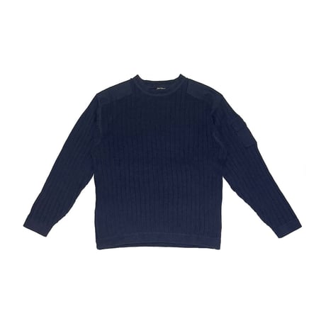【USED】00's Eddie Bauer Legend Field Sweater NAVY