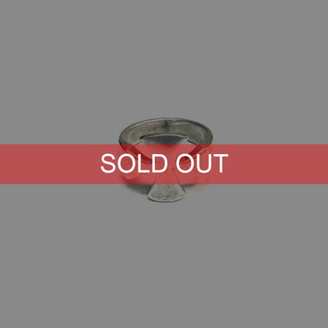 【USED】90's IRON CROSS STERLING SILVER RING
