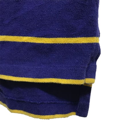 【USED】POLO RALPH LAUREN BORDER POLO SHIRT