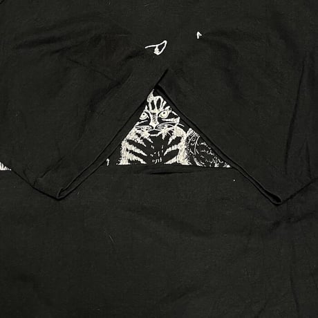 【USED】90'S 6CATS T-SHIRT BLACK