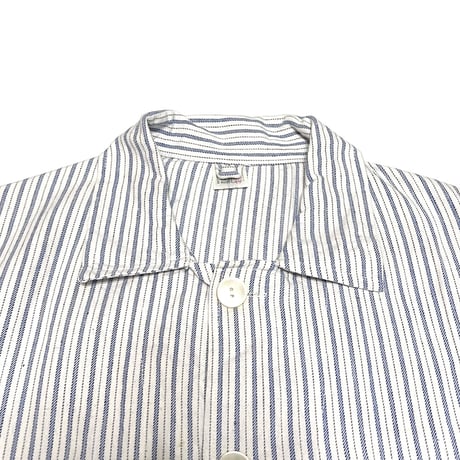 【USED】70's CCCP STRIPE WORK SHIRT JACKET③
