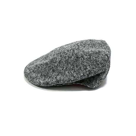 【USED】00'S KANGOL KNIT HUNTING CAP MARBLED GRAY